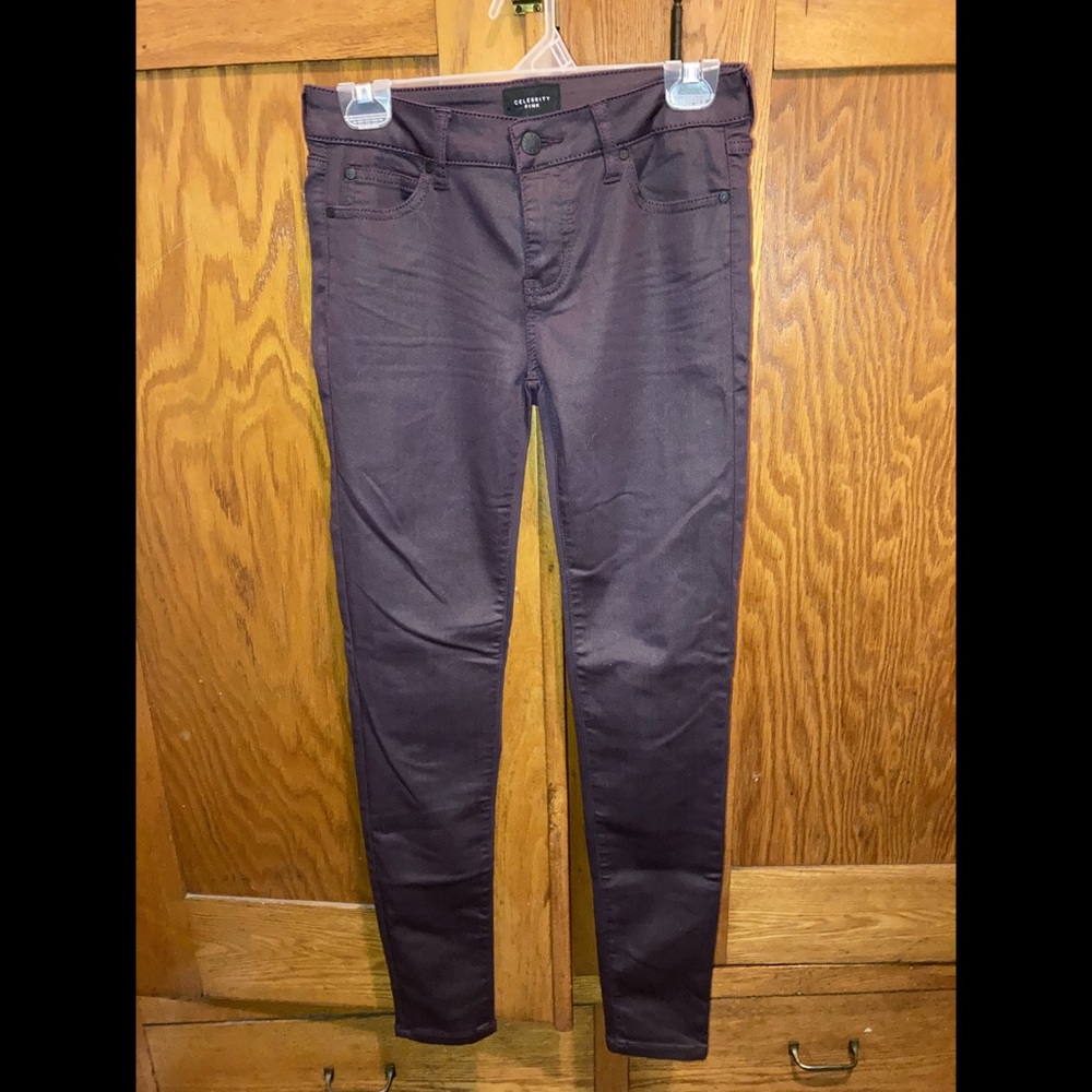 Celebrity Pink coated jeans